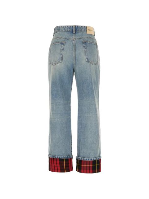 Alexander McQueen wash cuff jeans - Blue - zdjęcie produktu nr 1