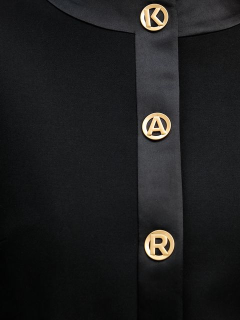 Karl Lagerfeld marynarka z domieszką wełny KARL DAILY