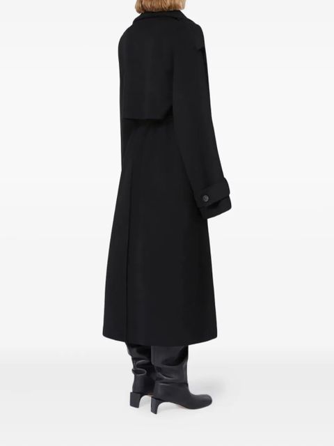 Sportmax double-breasted belted coat - Black - zdjęcie produktu nr 2