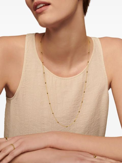 Monica Vinader Orbit gold vermeil-plated necklace