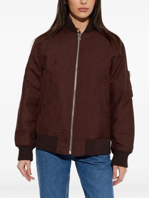 ETRO paisley-pattern bomber jacket - Brown