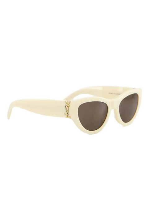 Saint Laurent cat-eye sunglasses - Neutrals - zdjęcie produktu nr 2