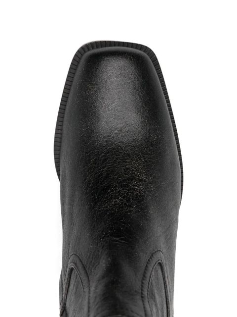 Aquazzura 30mm leather boots - Black