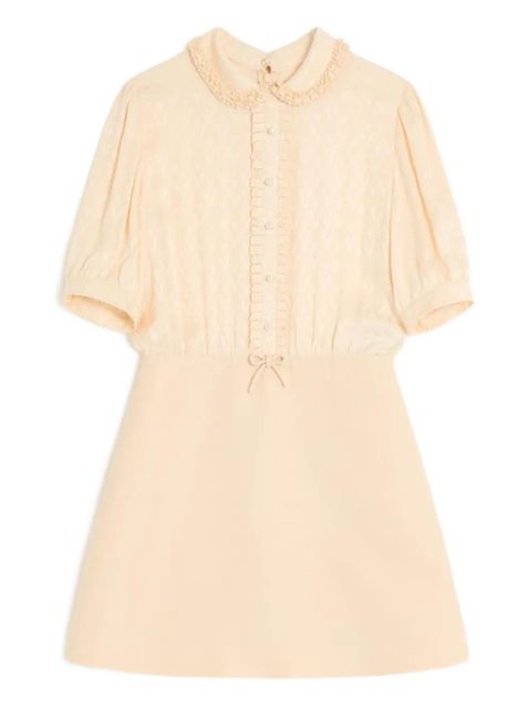 Valentino Garavani Crepe Couture mini dress - Neutrals - zdjęcie produktu nr 1