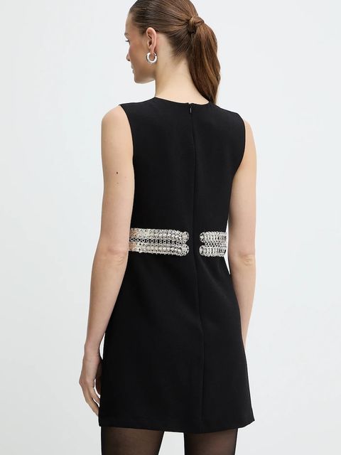 Pinko sukienka kolor czarny mini prosta 105956 A2YH