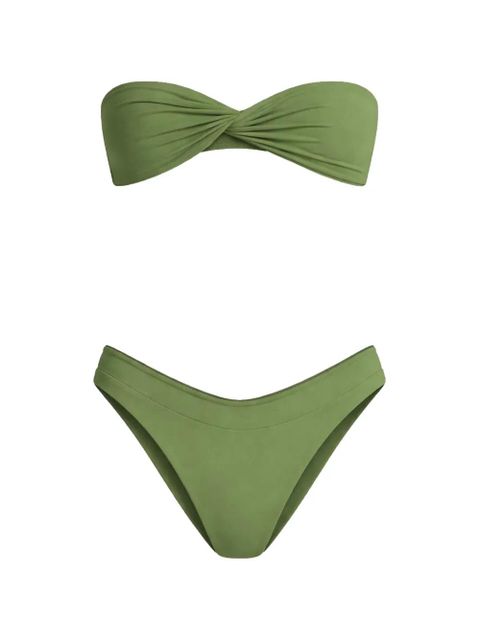 Bond-eye twisted bikini - Green - zdjęcie produktu nr 1
