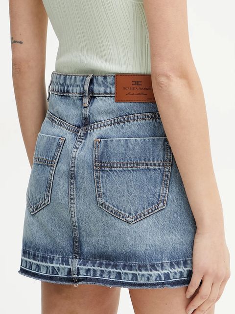 Elisabetta Franchi spódnica jeansowa