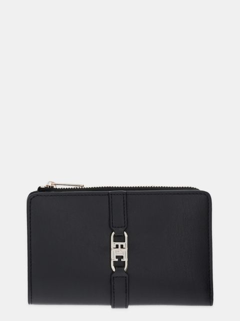 Tommy Hilfiger portfel damski kolor czarny AW0AW17752 - zdjęcie produktu nr 1