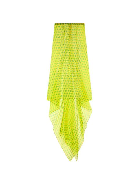 DRIES VAN NOTEN embellished silk maxi skirt - Yellow - zdjęcie produktu nr 1
