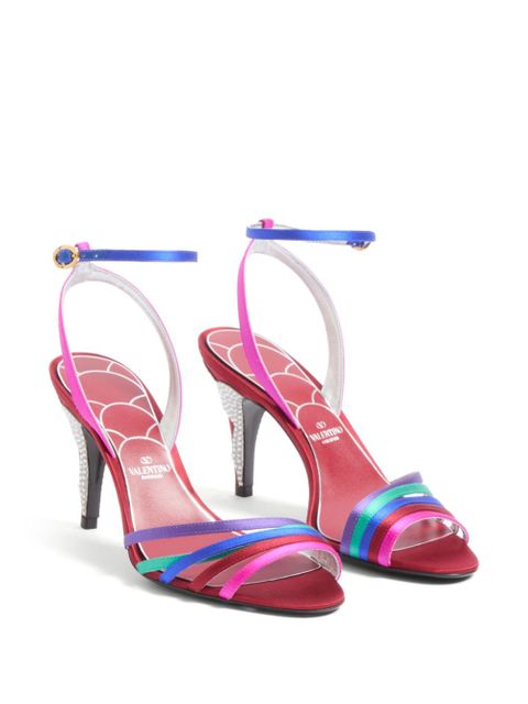 Valentino Garavani 85mm Ladycrush satin sandals - Pink - zdjęcie produktu nr 2
