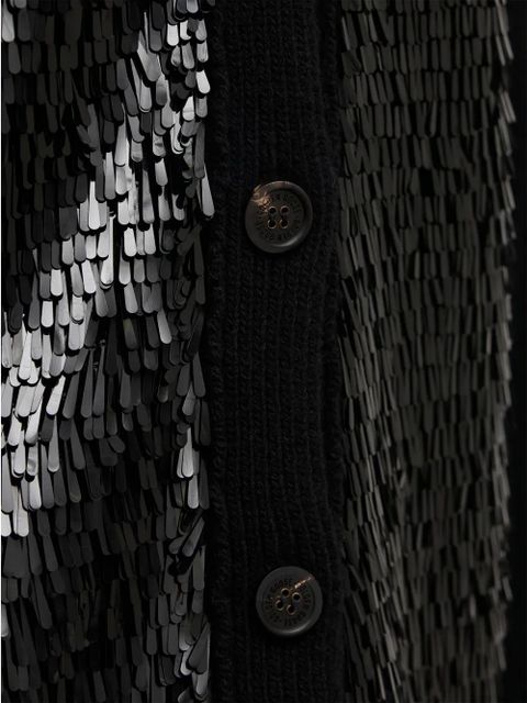 Golden Goose sequin-embellished cardigan - Black