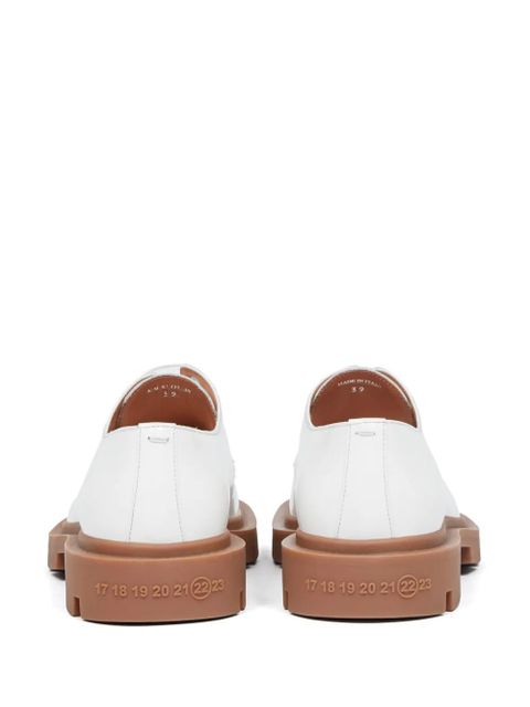 Maison Margiela Ivy leather Derby shoes - White