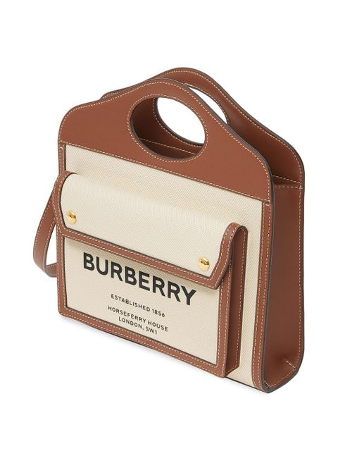 Burberry mini Pocket tote bag - Brown