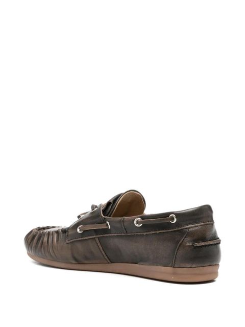ALOHAS Rowan lace-up loafers - Brown