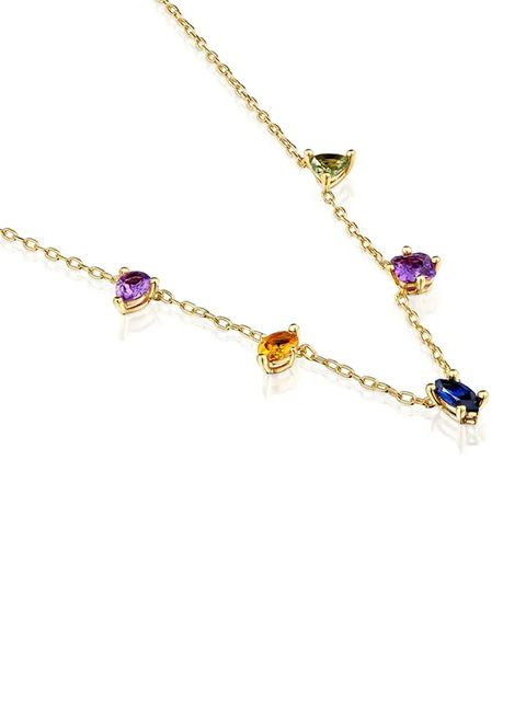 Tous naszyjnik ze srebra pokrytego złotem Color Lab 1004249200