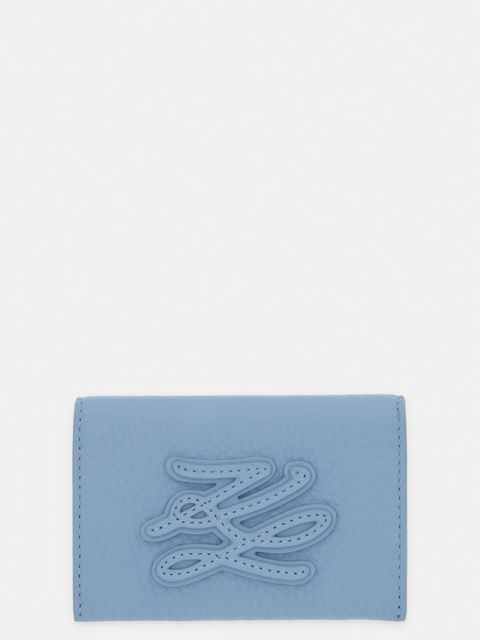 Karl Lagerfeld etui na karty damskie skórzane K/AUTOGRAPH - zdjęcie produktu nr 2