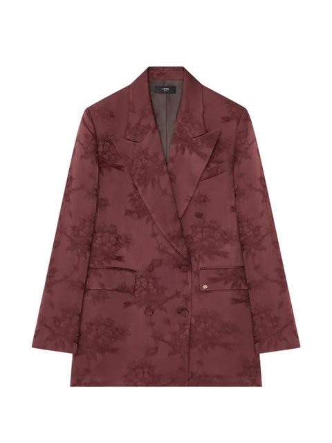 AMIRI floral-pattern double-breasted blazer - Brown - zdjęcie produktu nr 1