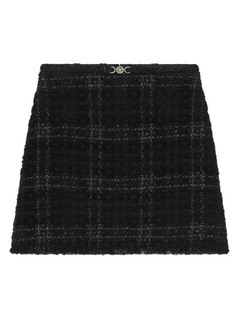 Versace check-pattern mini skirt - Black - zdjęcie produktu nr 1