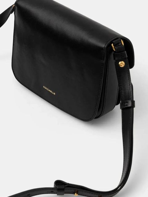 Coccinelle torebka skórzana kolor czarny E1 SSK 15 01 01 - zdjęcie produktu nr 2