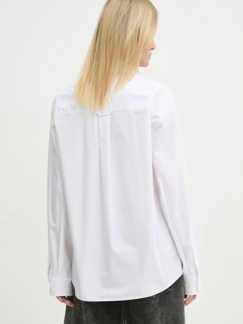 Miss Sixty koszula bawełniana 0 damska kolor biały regular z kołnierzykiem klasycznym 6L3XJ2380000