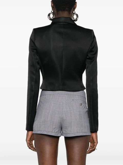 Coperni cropped double-breasted blazer - Black