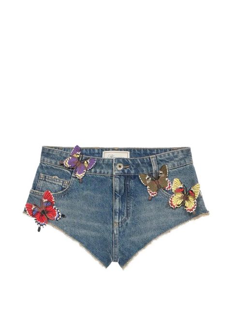 Blumarine butterfly shorts - Blue - zdjęcie produktu nr 1