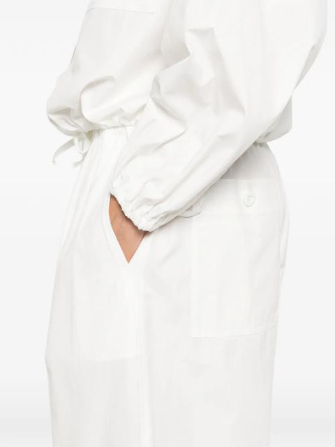 Weekend Max Mara drawstring wide-leg trousers - White