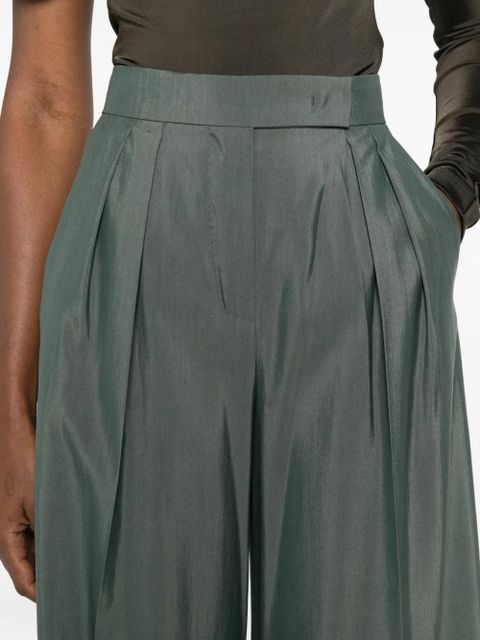 Max Mara Mxmgiallo pocket trousers - Green