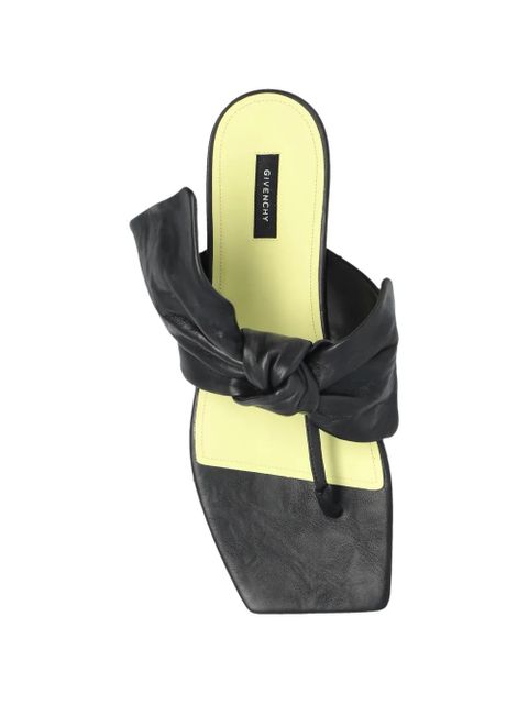 Givenchy Boudoir knotted leather sandals - Black