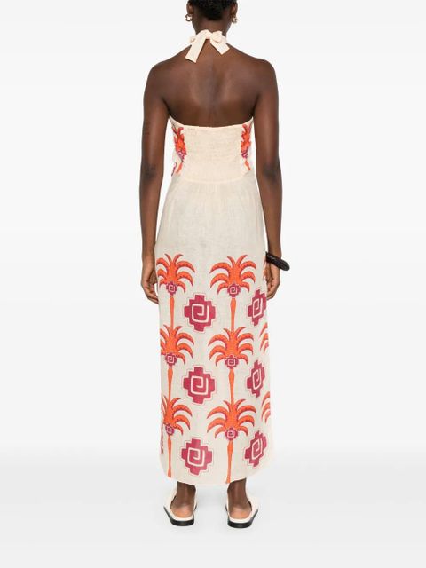 Johanna Ortiz Water Adventure maxi dress - Neutrals