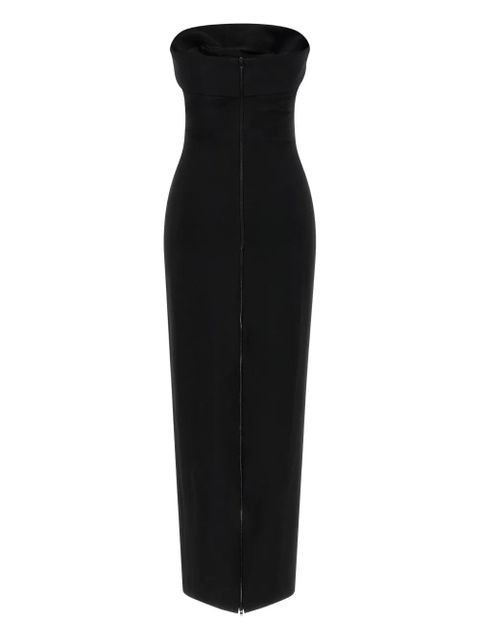 Balmain buckle-detail maxi dress - Black