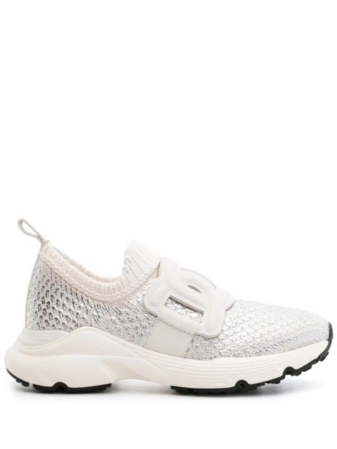 Tod's Kate metallic slip-on sneakers - White - zdjęcie produktu nr 1
