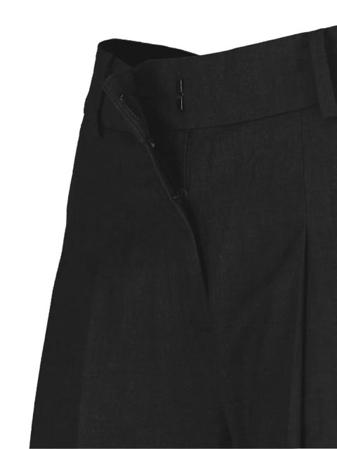 The Frankie Shop Gelso pleated trousers - Black