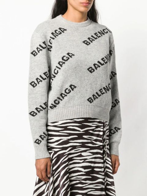 Balenciaga logo sweater - Grey