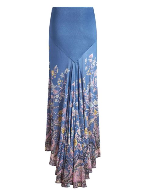 ETRO floral-print maxi skirt - Blue - zdjęcie produktu nr 2