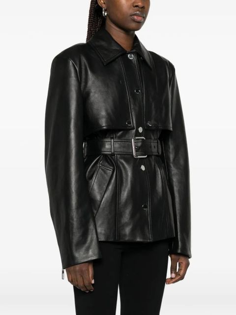 Sportmax belted jacket - Black