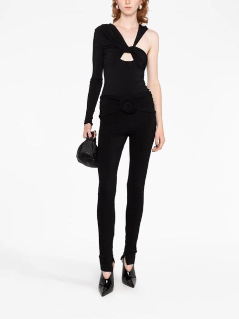 Magda Butrym floral-detail leggings - Black - zdjęcie produktu nr 2