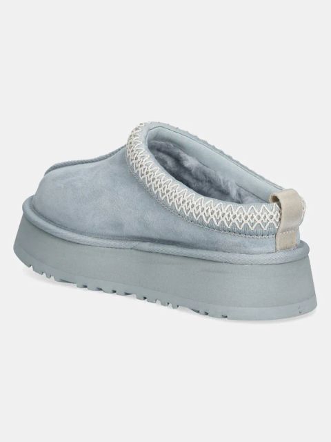 UGG kapcie zamszowe Tazz kolor turkusowy 1122553-SFOA