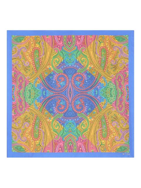 ETRO silk scarf - Blue - zdjęcie produktu nr 1
