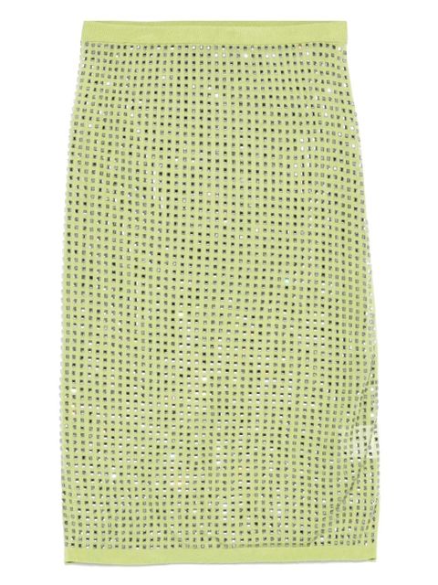 Christopher Esber crystal-embellished midi skirt - Green - zdjęcie produktu nr 1