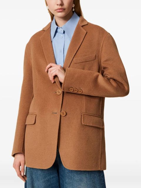 TWINSET single-breasted wool coat - Brown