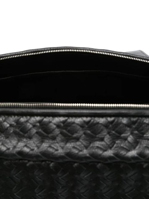 The Row Astra woven leather tote bag - Black