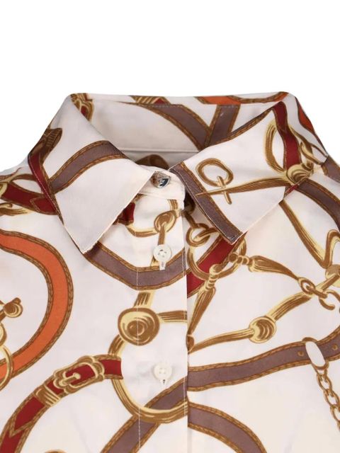 Lauren Ralph Lauren belted-waist midi shirt dress - Neutrals