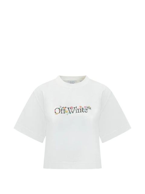 Off-White glowing flower crop T-shirt - zdjęcie produktu nr 1