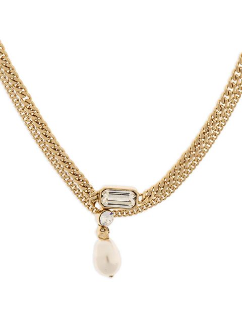 Alexander McQueen drop-pendant necklace - Gold