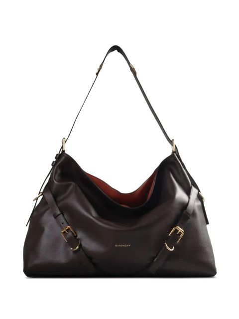 Givenchy buckle strap leather tote bag - Brown - zdjęcie produktu nr 1