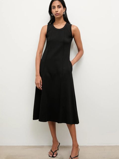 Answear.LAB sukienka kolor czarny mini rozkloszowana - zdjęcie produktu nr 1