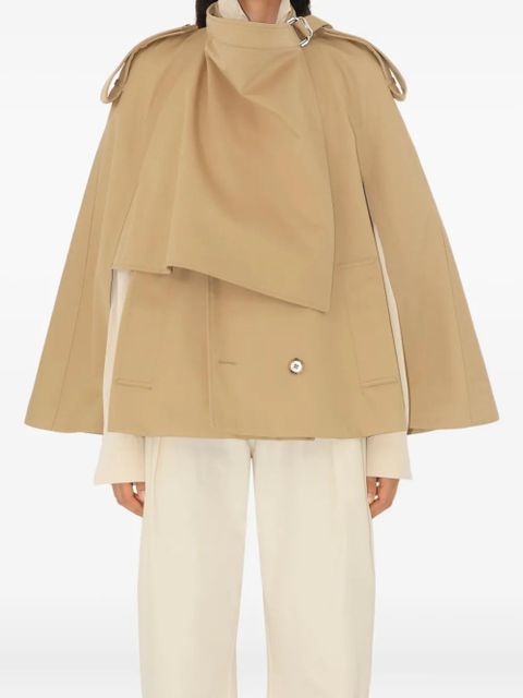 Burberry cotton cape - Neutrals - zdjęcie produktu nr 1