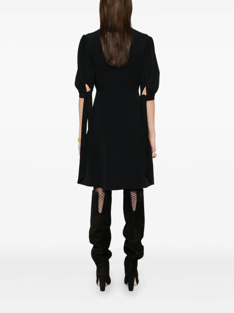 Chloé crepe A-line dress - Black