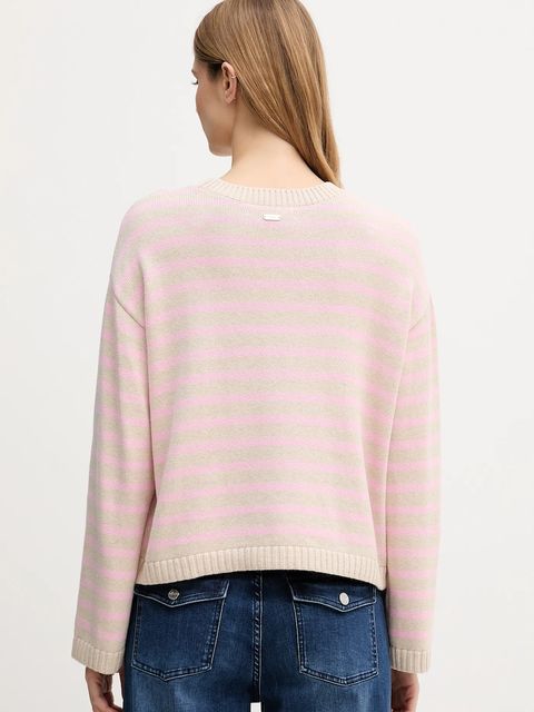 Barbour sweter z domieszką kaszmiru Rosie damski kolor beżowy LKN1725